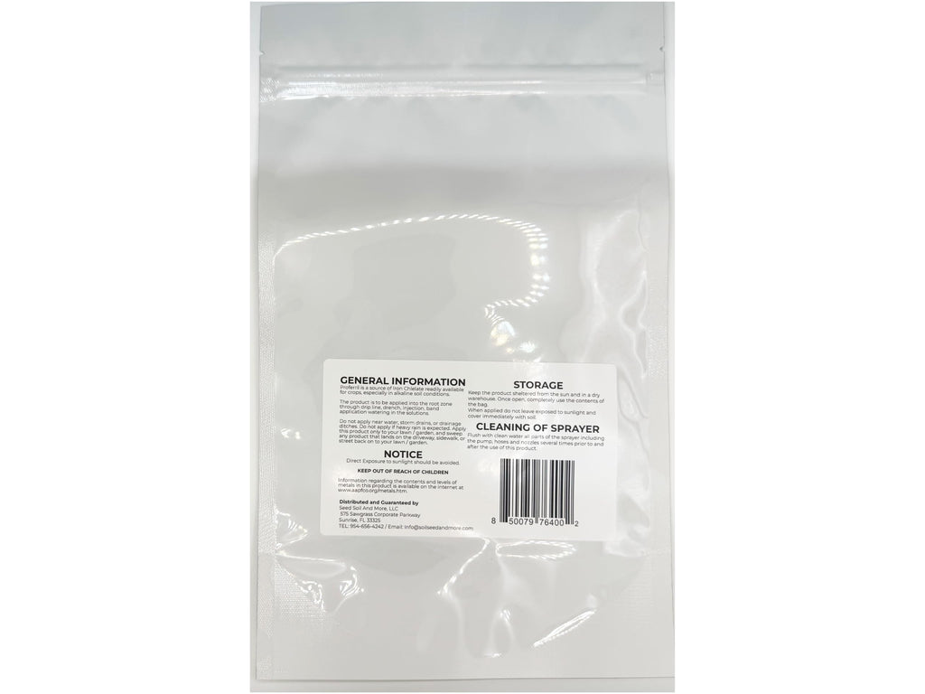 Proferril 6% Chelated Iron-100% Water Soluble Micronutrient for Plants, Lawns, Hydroponics - Corrects Iron Chlorosis & Yellow Leaves - Made in USA - 1 Pound (1 lb)