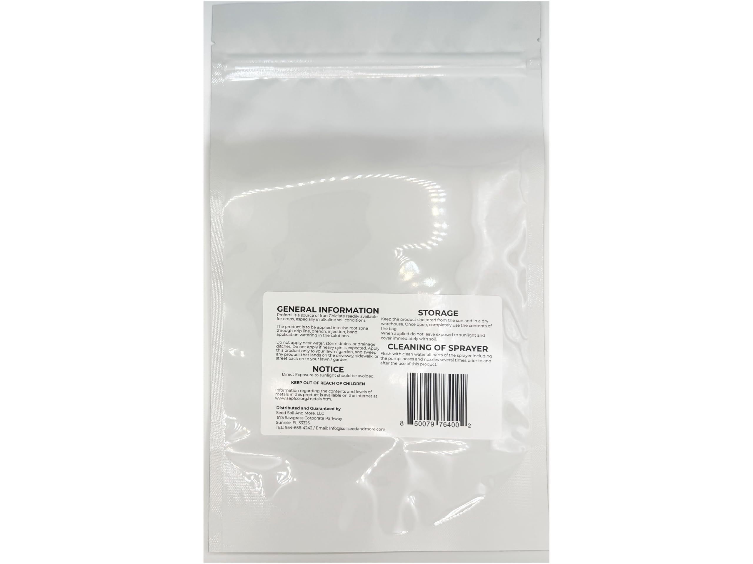 Proferril 6% Chelated Iron-100% Water Soluble Micronutrient for Plants, Lawns, Hydroponics - Corrects Iron Chlorosis & Yellow Leaves - Made in USA - 1 Pound (1 lb)