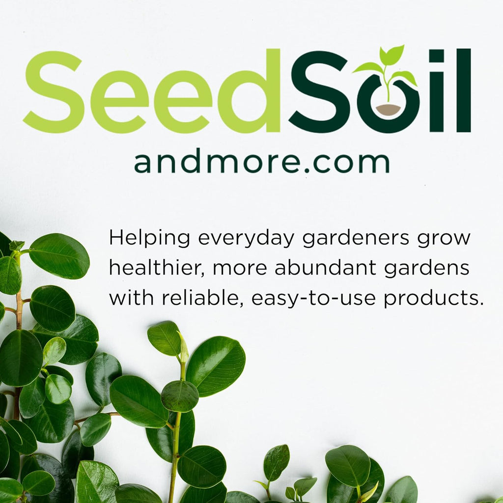 Seed Soil and More Seedling Transplant Tray-Handles for Transplanting, Incredible 35 Plant copacity, Extra-Thick Reusable Germination Kit, for Indoor, Outdoor & Greenhouse Use