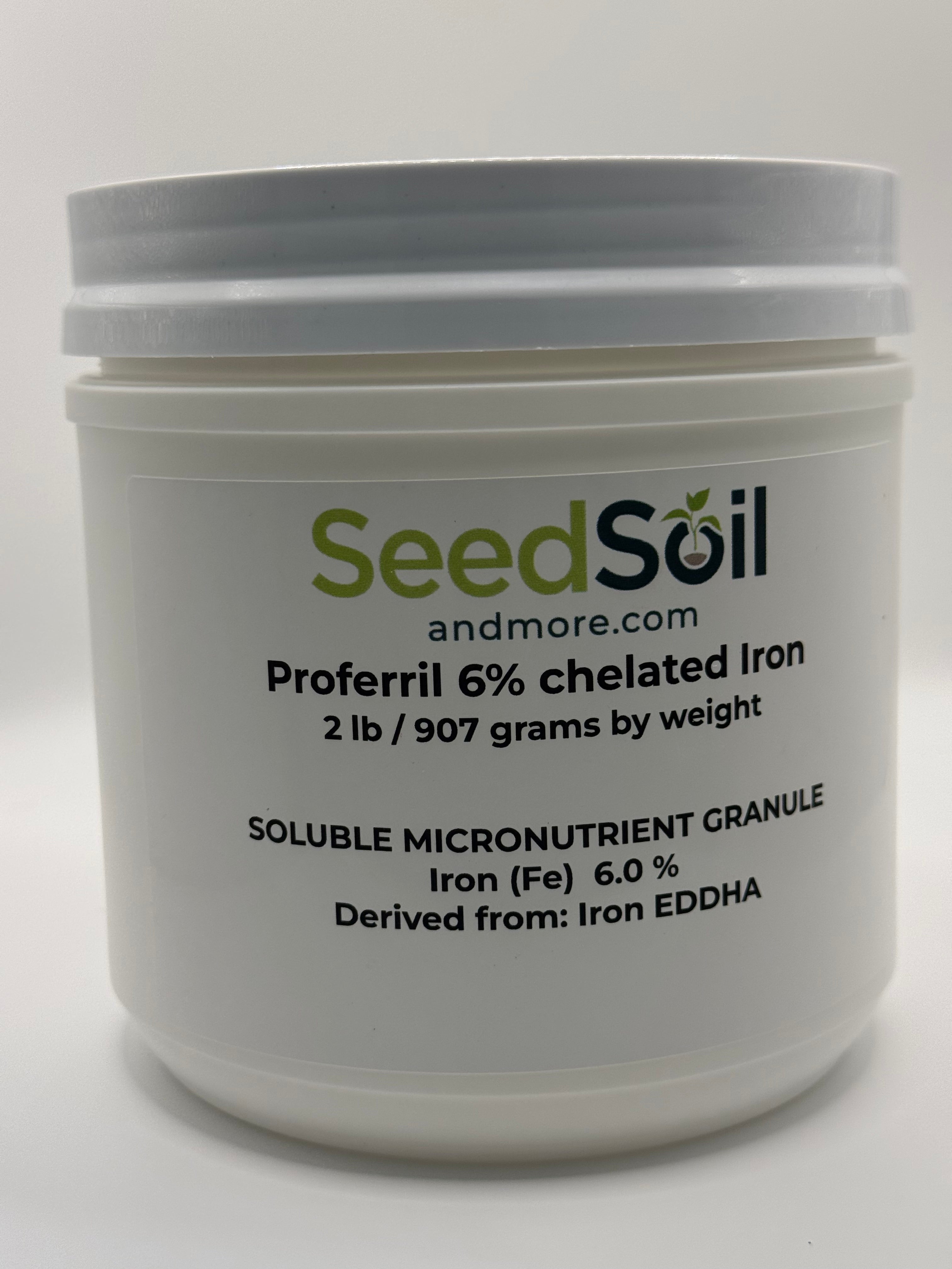 Proferril 6% Chelated Iron 2 lb / 907 grams by weight